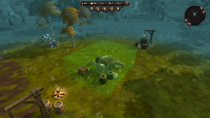 Placing a Supply Wagon